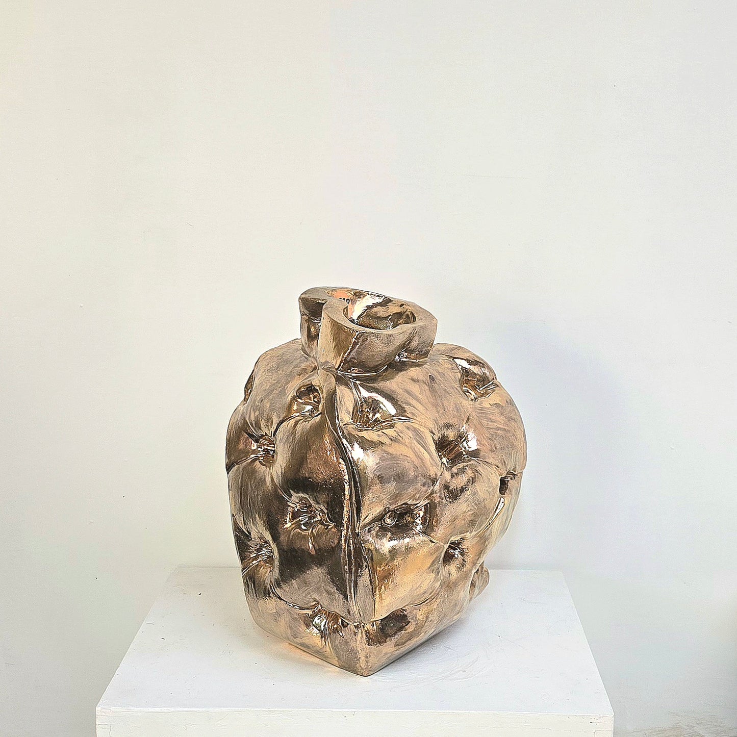 Juyeon Kim - 'Golden Quilt Vase'