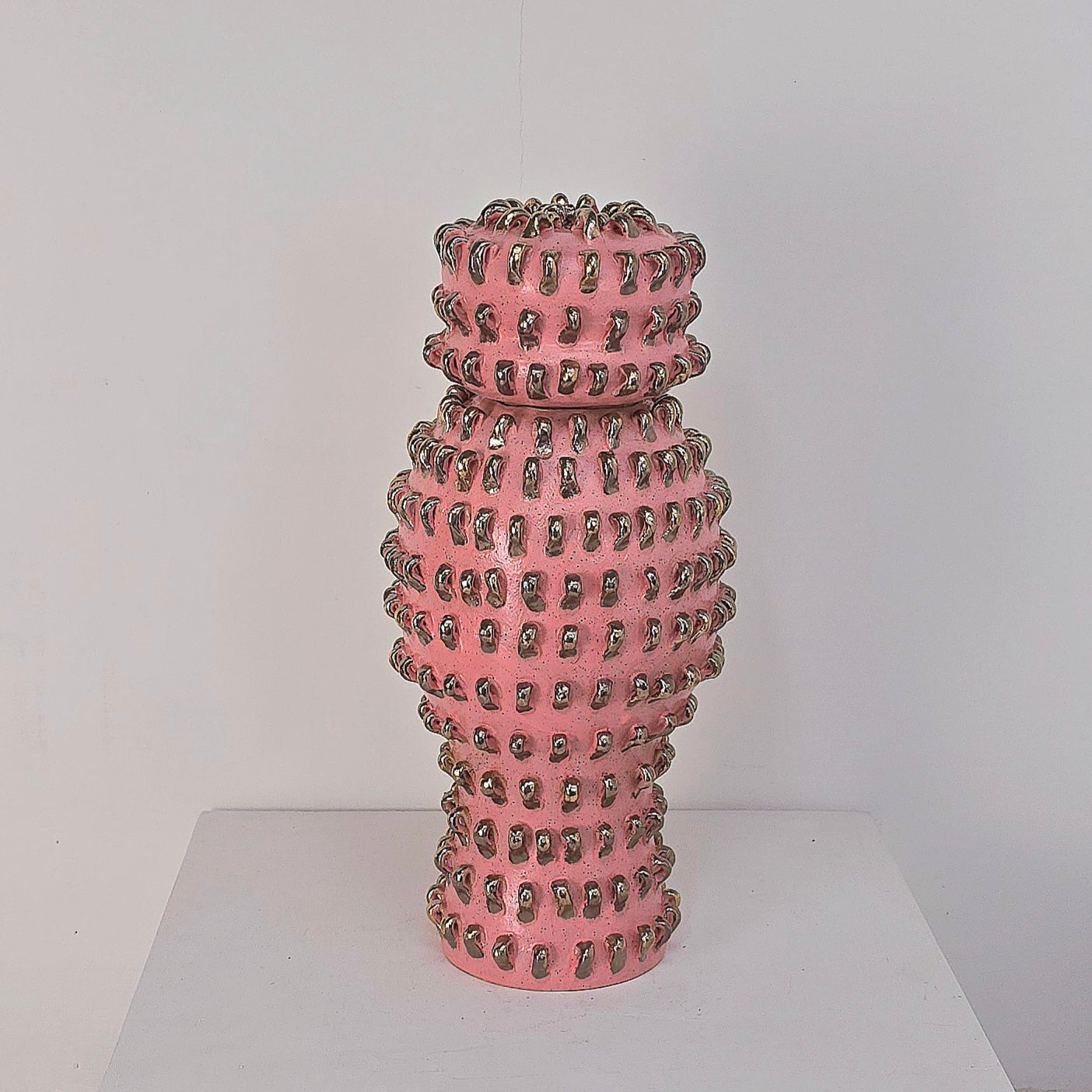 Juyeon Kim- Embroider Collection Vase with lid